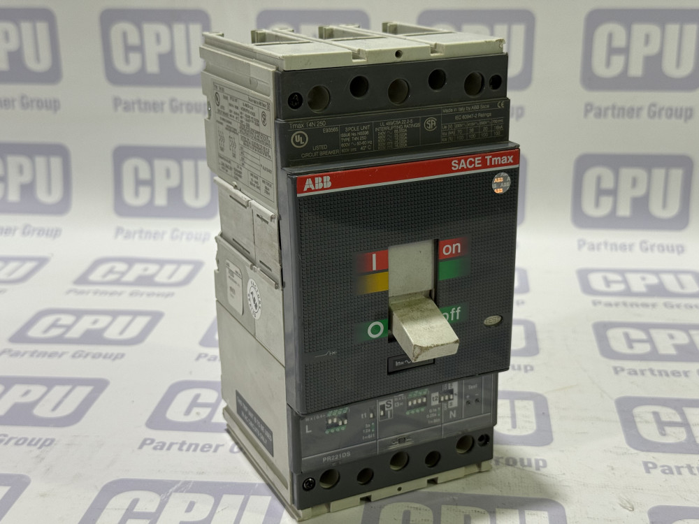 Автоматичний вимикач ABB SACE Tmax T4N 250, 3-полюсний, 250 А, PR221DS електронний блок відключення T4N 250 | ABB - Зображення 1
