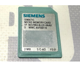 Карта пам'яті Siemens SIMATIC S7 MMC 2 МБ 6ES7953-8LL31-0AA0 Карта пам'яті Siemens SIMATIC S7 MMC 2 МБ 6ES7953-8LL31-0AA0