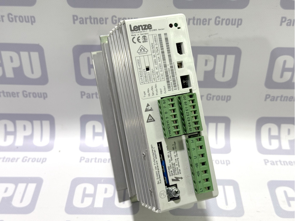 Lenze EVF8202-E-V002 Frequency Inverter 230V 0.75kW 1 pcs EVF8202-E-V002 | CPU - Зображення 1