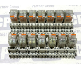Електромагнітне реле Relpol R3-2013-23-5230-WTL з колодкою GZT3 (230V AC, 10A)