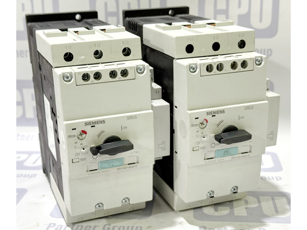 Автоматичний вимикач Siemens 3RV1041-4MA10 (80-100А) з незалежним розчеплювачем 3RV1902-1DP0 3RV1041-4MA10 | Siemens - Зображення 1