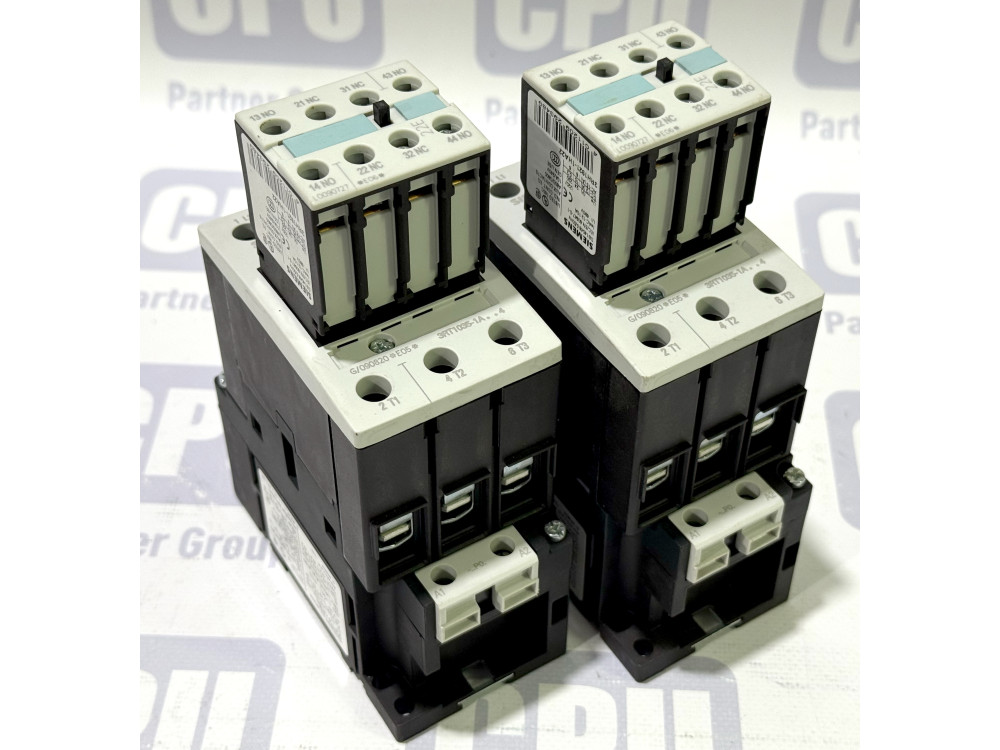 Контактор Siemens Sirius 3RT1035-1AP04 з блоком допоміжних контактів 3RH1921-1HA22 3RT1035-1AP04 | Siemens - Зображення 1