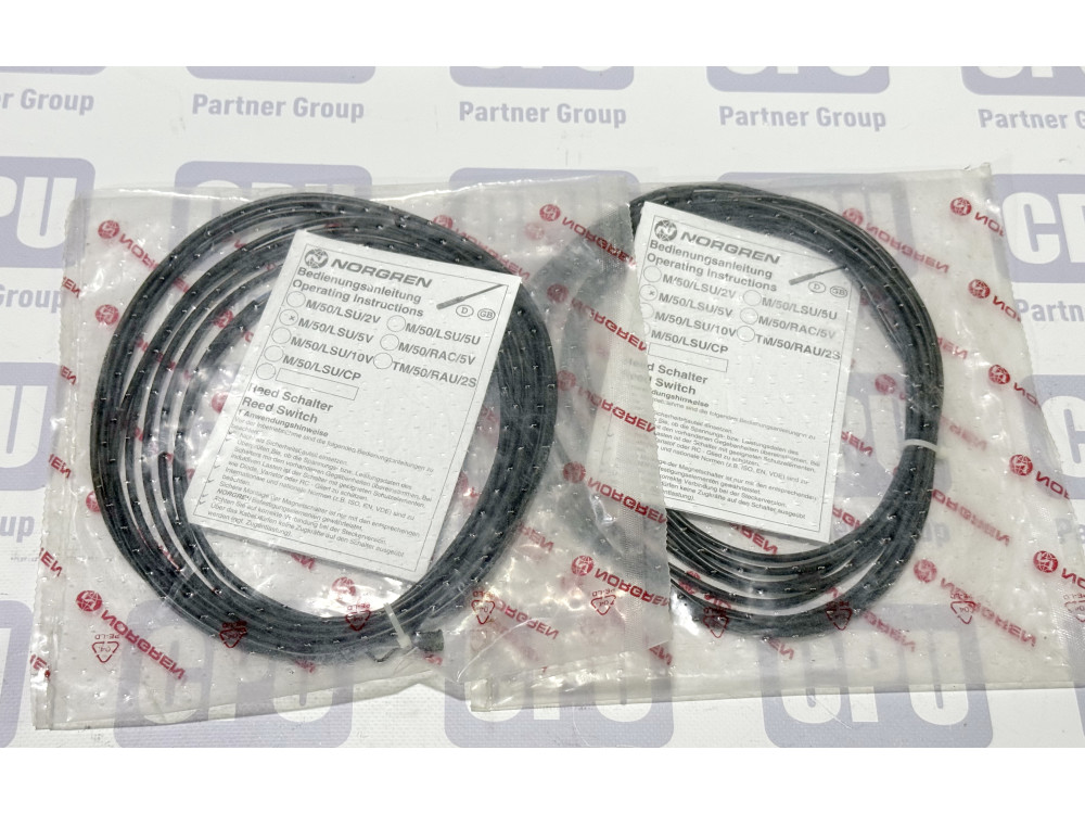 Norgren M/50/LSU/5V герконовий датчик магнітний сенсор кабель 5м M/50/LSU/5V | Norgren - Зображення 1