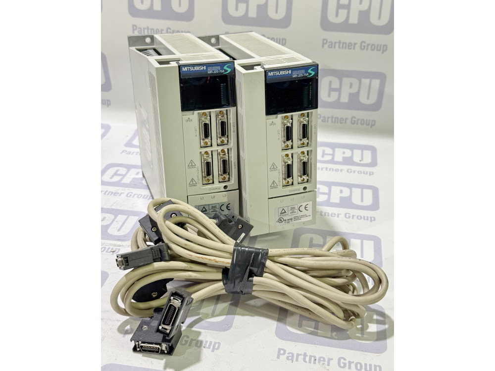 Сервопідсилювач Mitsubishi MELSERVO MR-J2S-70A-S057 (750 Вт, 3 фази/1 фаза) MR-J2S-70A-S057 | Mitsubishi - Зображення 1