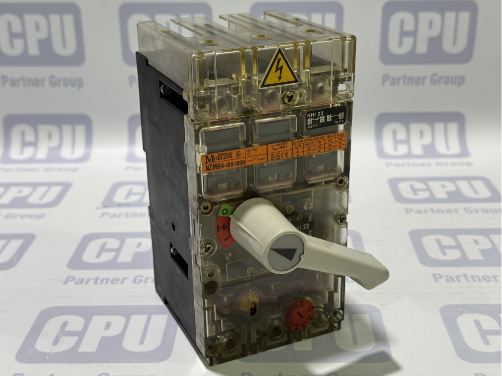 Klockner-Moeller NZMH4-100-1000 100A Motor Circuit Breaker 1 pcs NZMH4-100-1000 | Moeller and EATON - Зображення 1