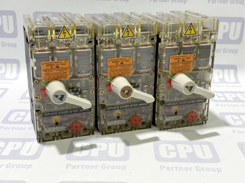 Klockner-Moeller NZMH 4-16-CNA Motor Disconnect Switch 1 Pcs NZMH 4-16-CNA | Moeller and EATON - Зображення 1