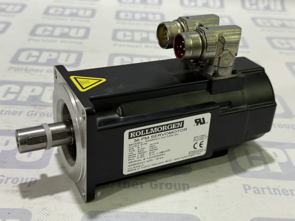Kollmorgen AKM42J-AC12R-00 Трифазний Серводвигун з Постійними Магнітами AKM42J-AC12R-00 | Kollmorgen - Зображення 1