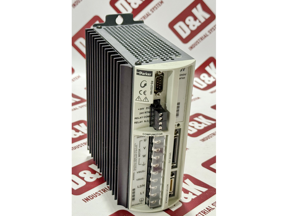 Сервопривід змінного струму Parker GV-U3E-NK-13152 Gemini серії GV GV-U3E-NK-13152 | Parker - Зображення 1
