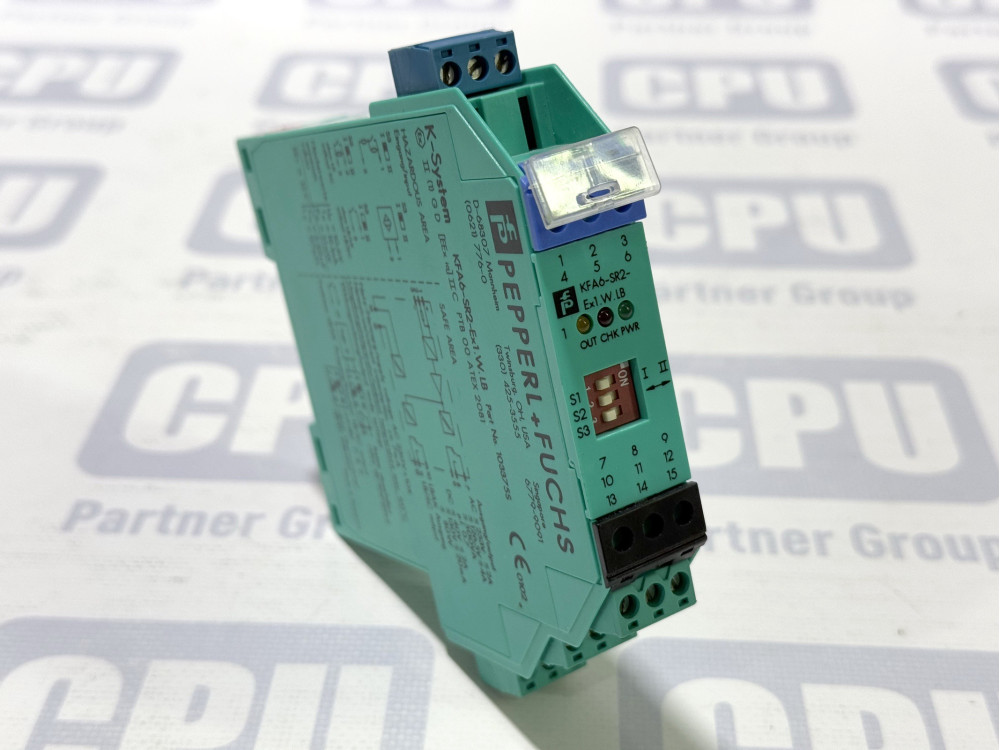 Pepperl+Fuchs KFA6-SR2-Ex1.W.LB 103375S Switch Amplifier KFA6-SR2-Ex1.W.LB | Pepperl+Fuchs - Зображення 1