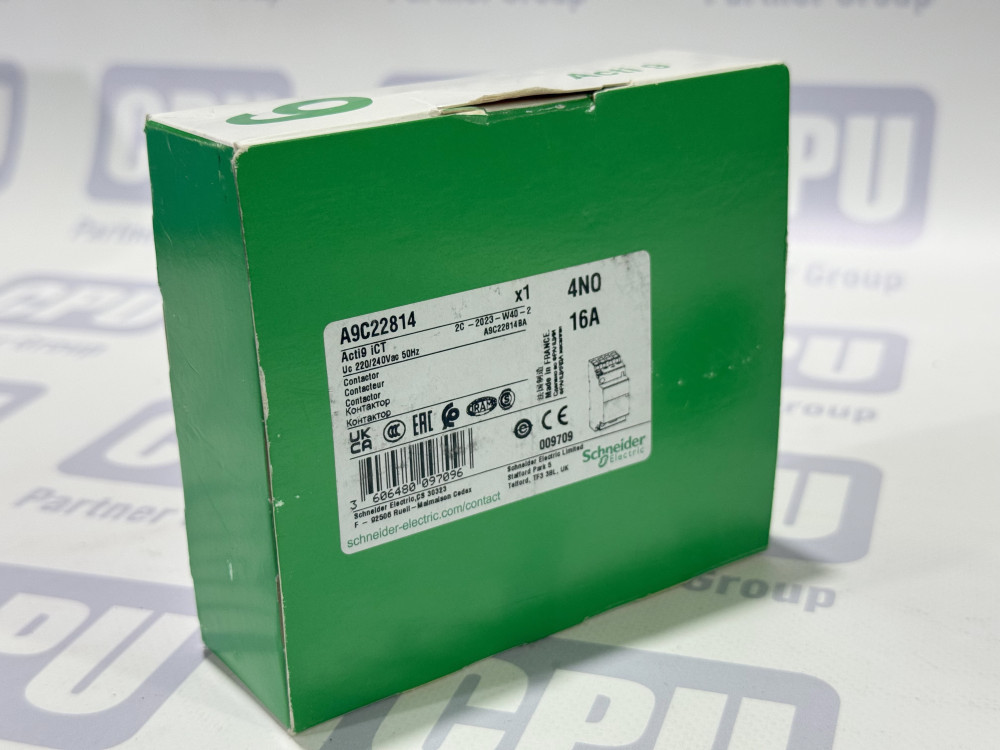 Модульний контактор Schneider Electric Acti9 iCT 16A 4NO 220/240V AC (A9C22814) A9C22814 | Schneider Electric - Зображення 1