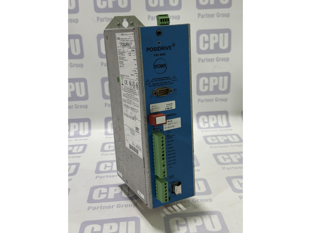 Частотний перетворювач Stober Posidrive FAS4050 3.0kW (FAS 4000) з платою розширення 24V-LC FAS4050 | STÖBER - Зображення 1