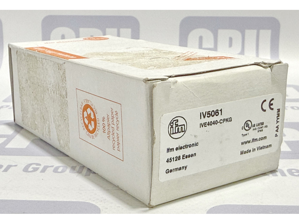 Індуктивний датчик наближення IFM Electronic IV5061 (IVE4040-CPKG, 10-30V DC, 40 мм, IP68/IP69K) IV5061 | Ifm Electronic - Зображення 1