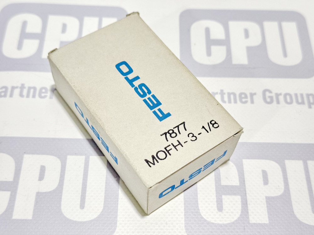 Пневморозподільник Festo MOFH-3-1/8 (Артикул 7877) 3/2 НВ G1/8" MOFH-3-1/8 | Festo - Зображення 1