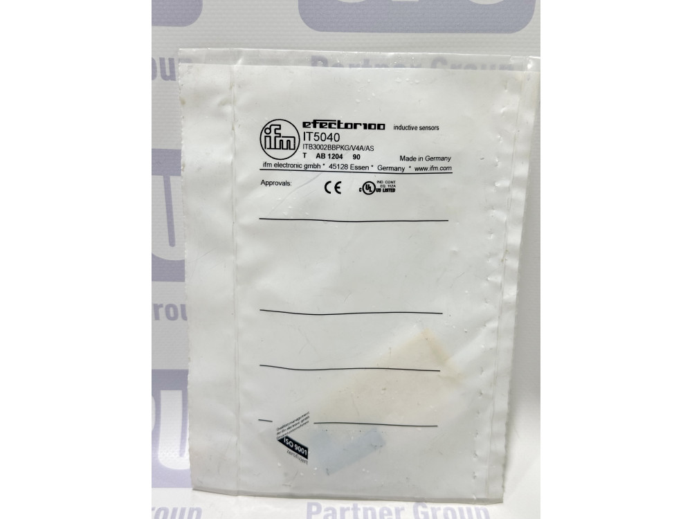 Індуктивний датчик IFM Electronic IT5040 ITB3002BBPKG/V4A/AS IT5040 | Ifm Electronic - Зображення 1