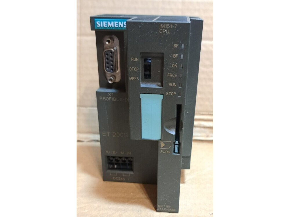 Siemens SIMATIC S7 IM151-7 CPU Module for ET 200S 6ES7151-7AA13-0AB0 (1 PCS) 6ES7151-7AA13-0AB0 | Siemens - Зображення 1