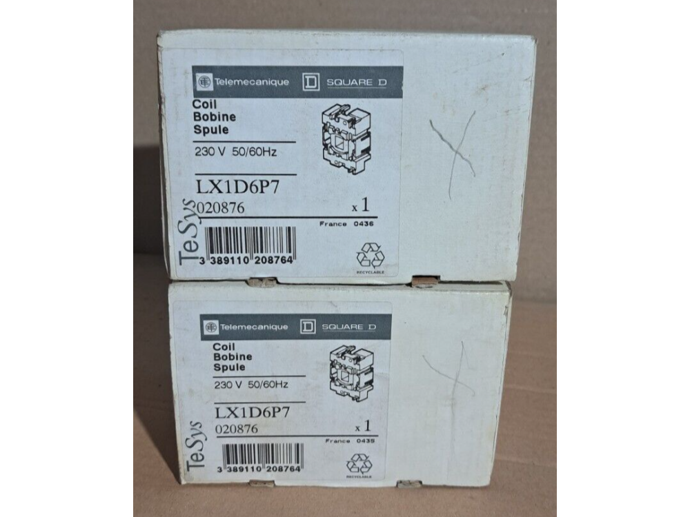 Telemecanique LX1D6P7 contactor coil 1 LOT 2 PCS LX1D6P7 | Telemecanique - Зображення 1