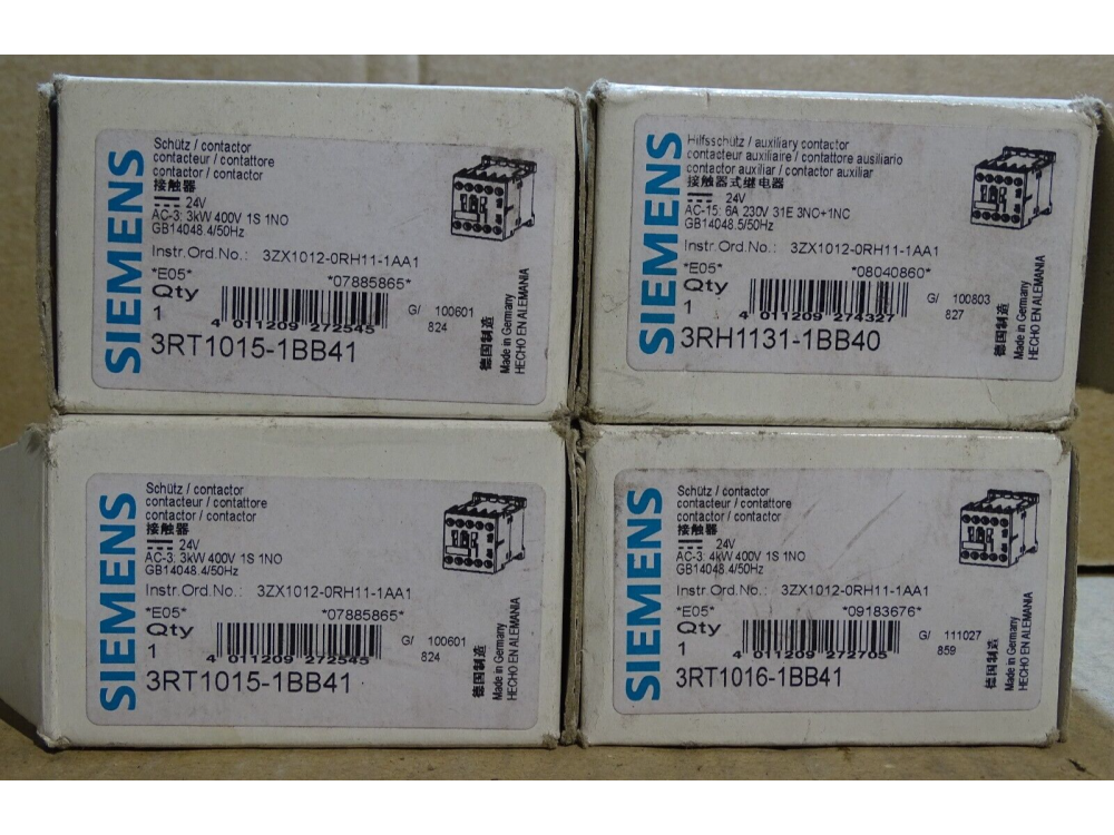 SIEMENS 3RH1131-1BB40+3RT1015-1BB41+3RT1016-1BB41+3RV1011-1AA10 (1 lot) #1476# 3RH1131-1BB40 | Siemens - Зображення 1