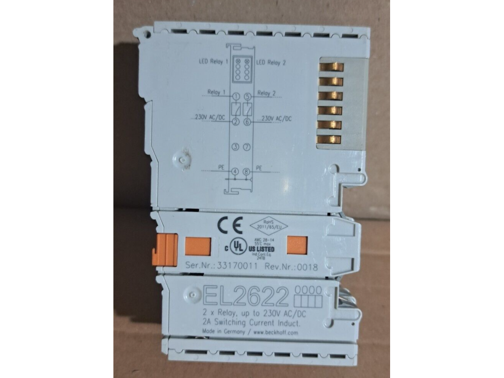 BECKHOFF EL2622 EtherCAT Terminal 1 PCS #AD1612# EL2622 | Beckhoff - Зображення 1
