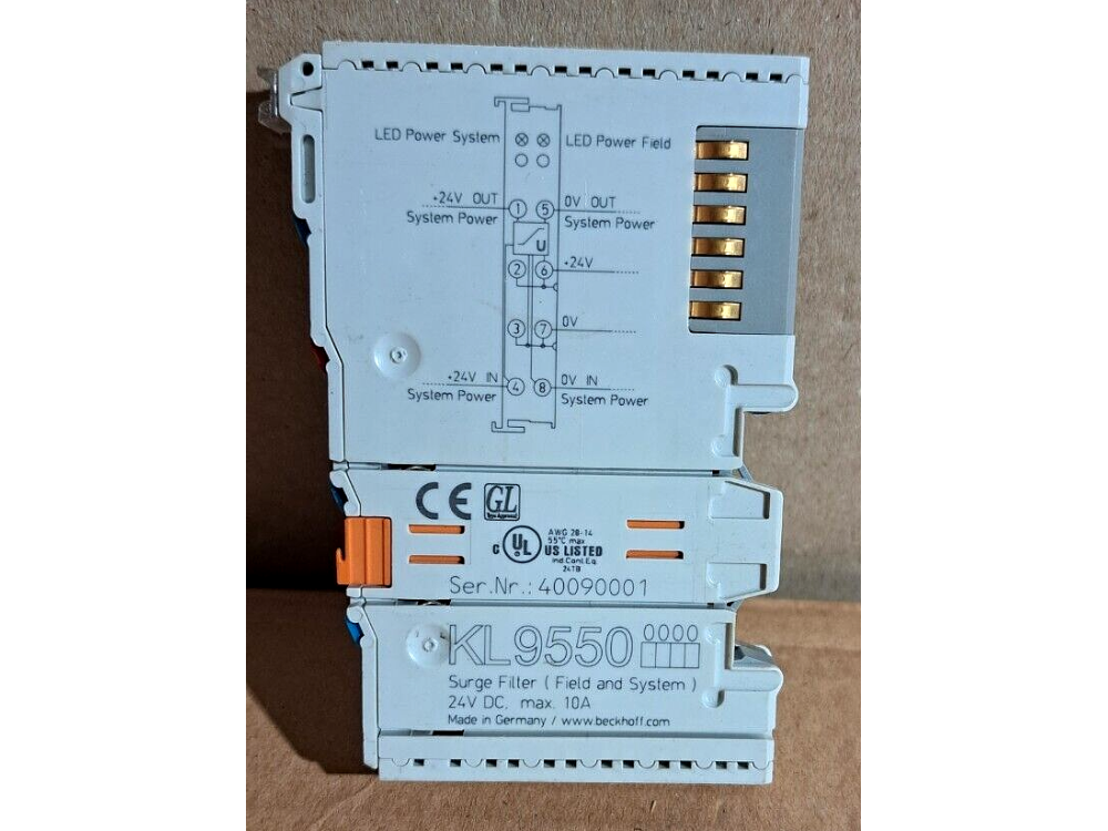 BECKHOFF KL9550 System terminal 1 PCS #AD1612# KL9550 | Beckhoff - Зображення 1