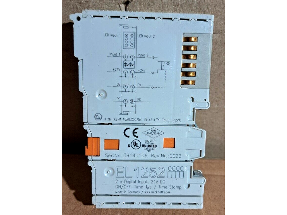 BECKHOFF EL1252 EtherCAT Terminal 1 PCS #AD1612# EL1252 | Beckhoff - Зображення 1