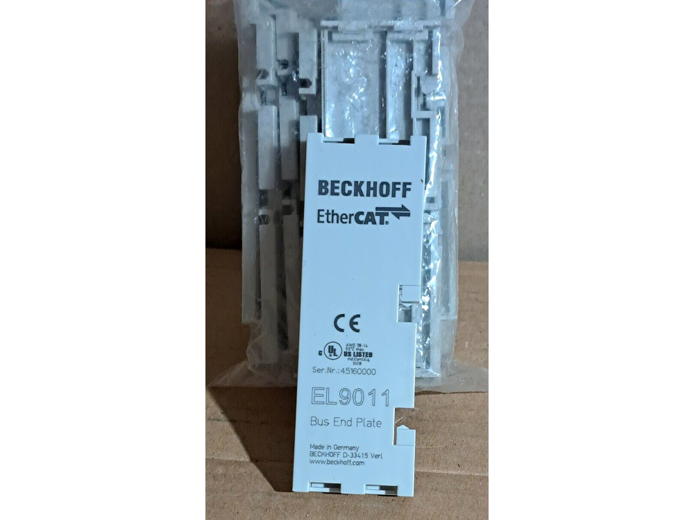 BECKHOFF EL9011 Bus end cover for E-bus contacts 1 PCS #AD1612# EL9011 | Beckhoff - Зображення 1