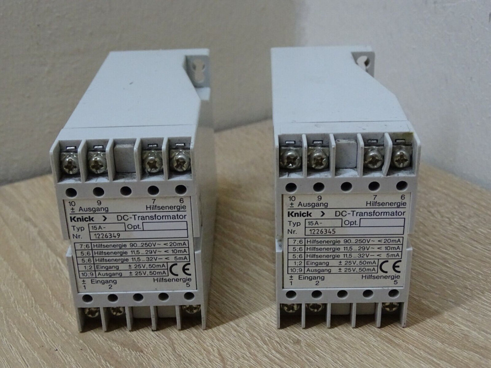 Knick DC TRANSFORMATOR TYP 15A 1 PCS #D7809# TYP 15A | Knick - Зображення 1