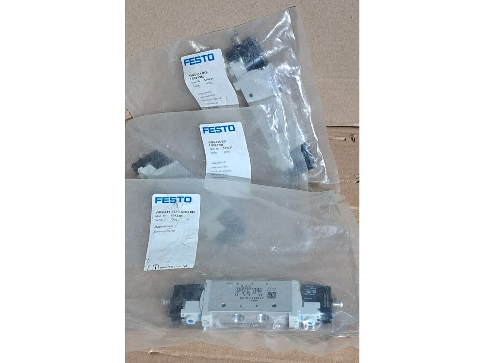 Festo VUVG-L-14-B52-T-G18-1R8L solenoid valve 1 PCS #AD1612# VUVG-L-14-B52-T-G18-1R8L | Festo - Зображення 1