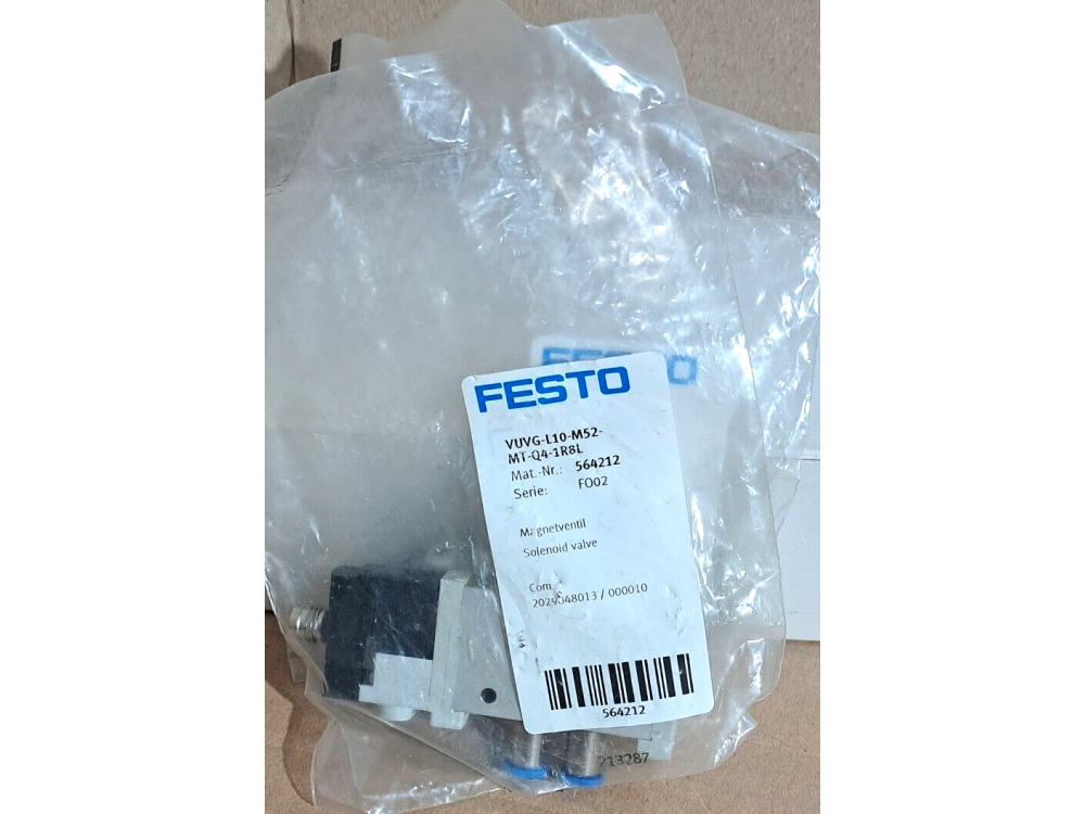 Festo VUVG-L10-M52-MT-Q4-1R8L solenoid valve 1 PCS #AD1612# VUVG-L10-M52-MT-Q4-1R8L | Festo - Зображення 1