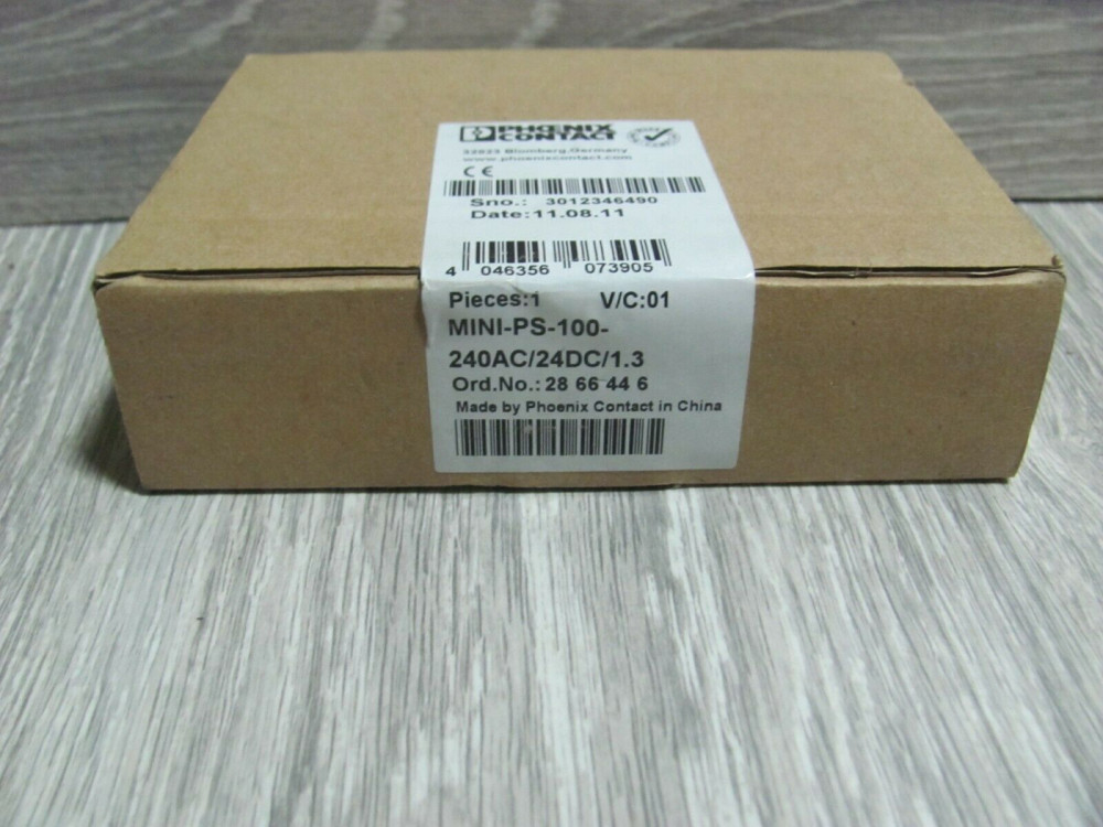 Phoenix contact MINI-PS-100-240AC/24DC/1.3 Power Supply #P1254# MINI-PS-100-240AC/24DC/1.3 | Phoenix Contact - Зображення 1