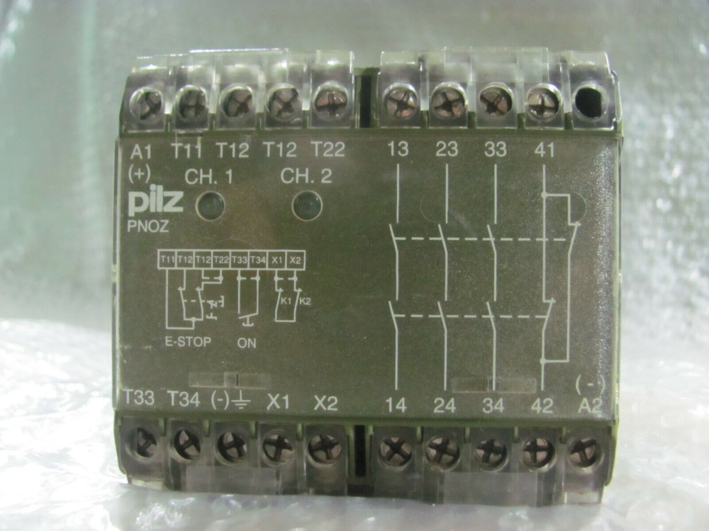474650 PILZ PNOZ 230VAC 3S 1 Ö Safety Relay (1 PCS) #D7809# PNOZ | Pilz - Зображення 1