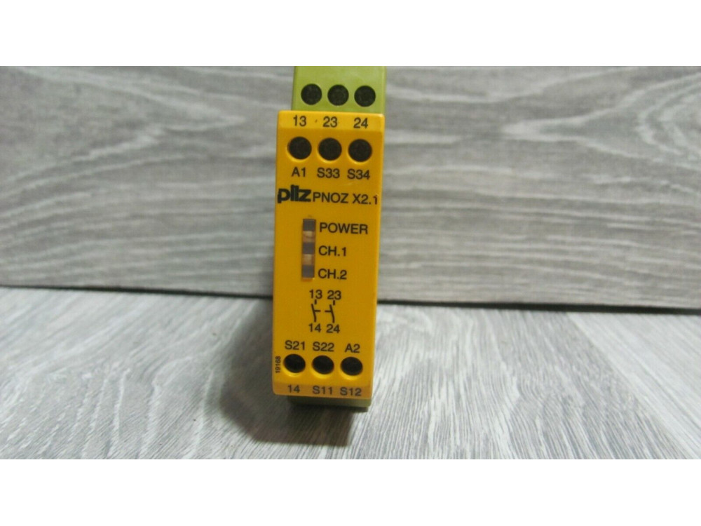 Pilz Pnoz X2.1 774306 24VAC/DC 2n/0 Safety Relay ( 1 PCS ) Pnoz X2.1 | Pilz - Зображення 1