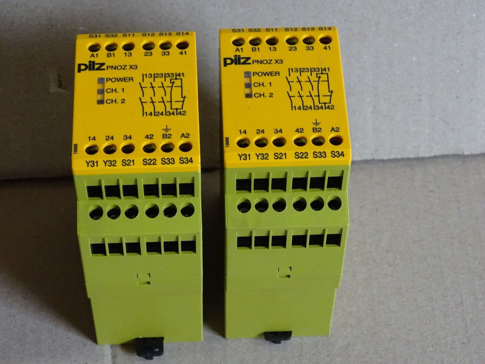 PILZ PNOZ X3 1 lot 2 pcs #G1362# PNOZ X3 | Pilz - Зображення 1