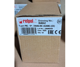 RELPOL PI6-1P-24VAC/DC Interface relays 1 PCS #AK4794#