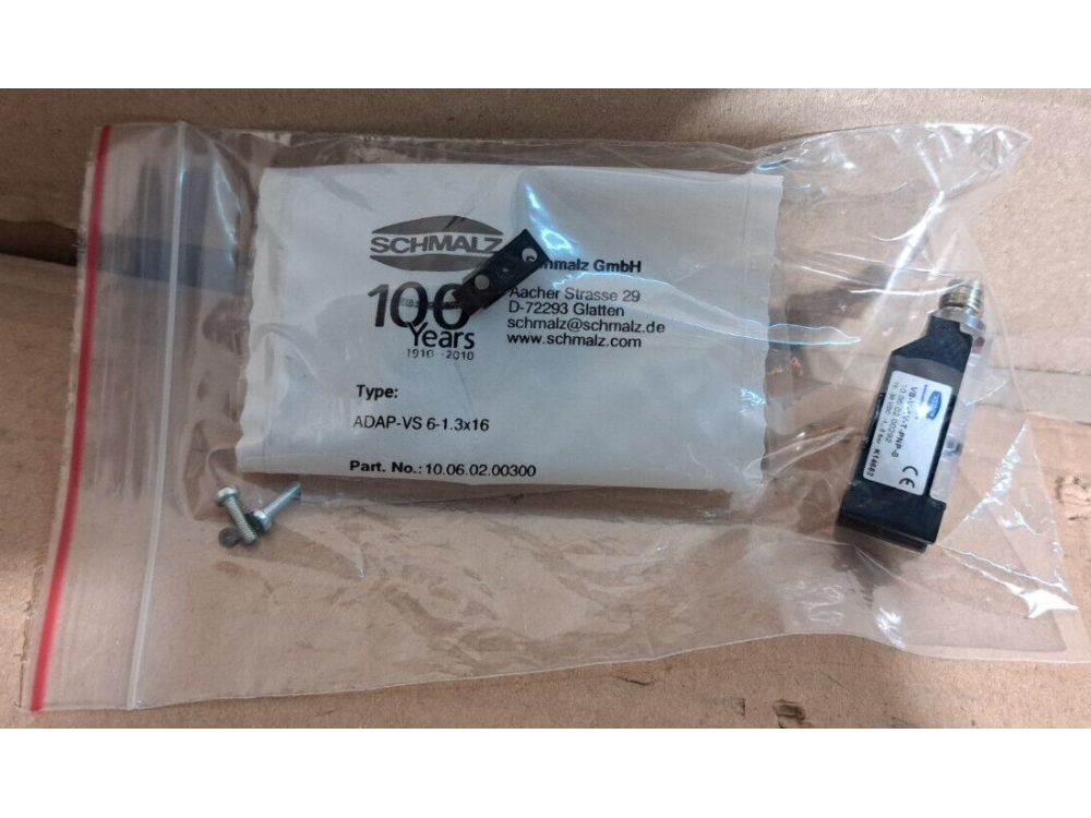 SCHMALZ VS-V-AV-T-PNP-S ADAP-VS-6-1.3X16 Vacuum/pressure switch 1 PCS #AD1612# VS-V-AV-T-PNP-S | SCHMALZ - Зображення 1