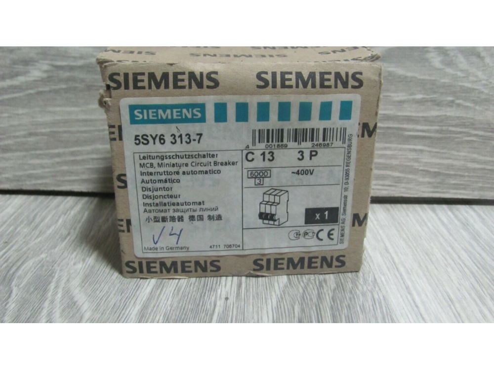 SIEMENS 5SY6 313-7 Circuit breaker 5SY6313-7 | Siemens - Зображення 1