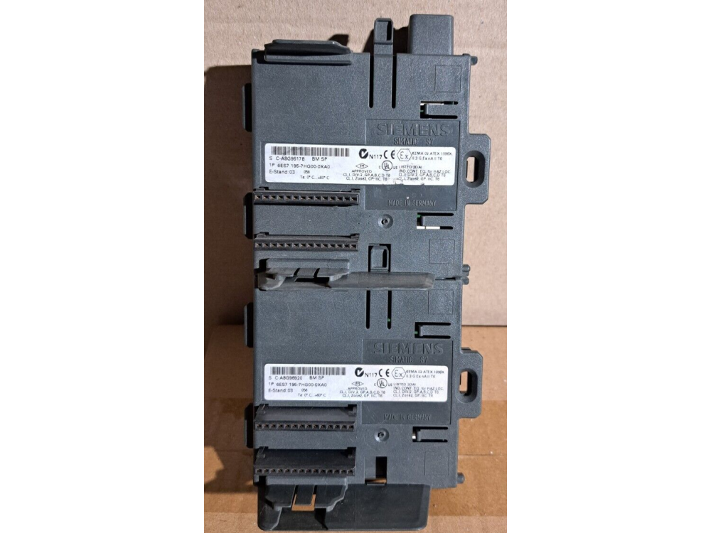 Siemens 6ES7195-7HG00-0XA0 E-Stand03 1 LOT 2 PCS #P1254# 6ES7195-7HG00-0XA0 | Siemens - Зображення 1