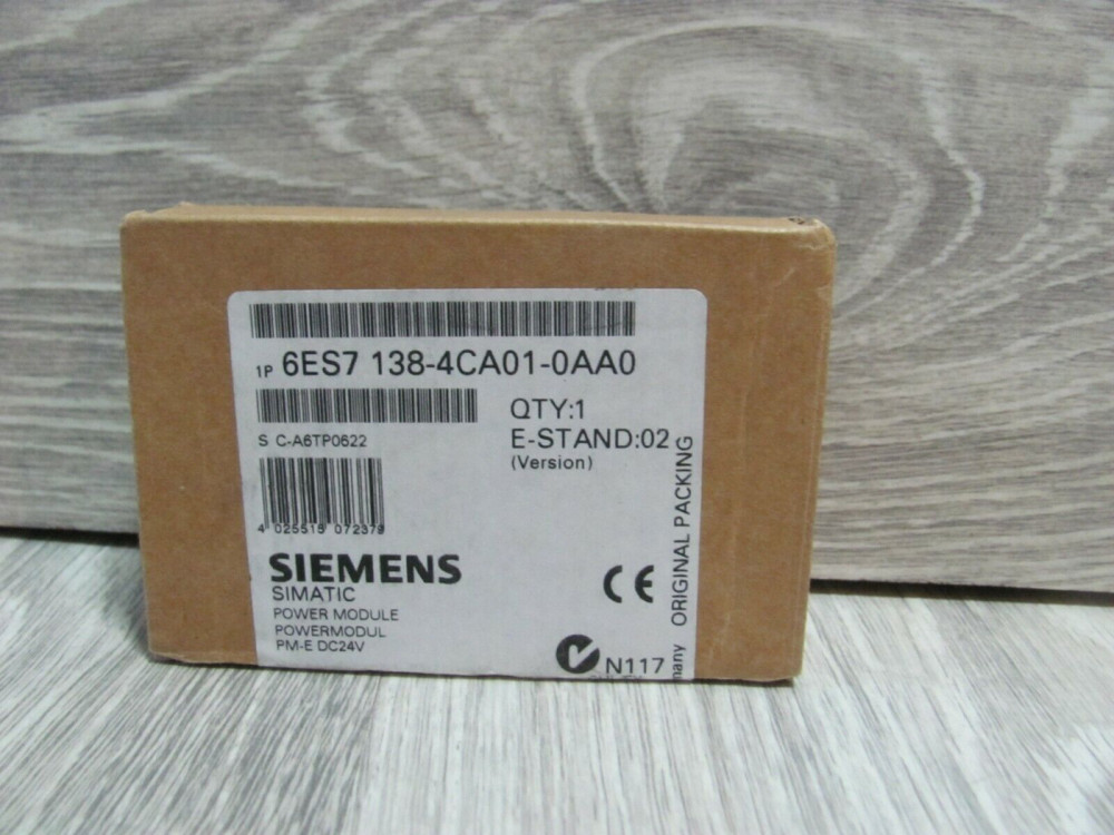 Siemens Simatic 6ES7138-4CA01-0AA0 ET 200S Power module 6ES7138-4CA01-0AA0 | Siemens - Зображення 1