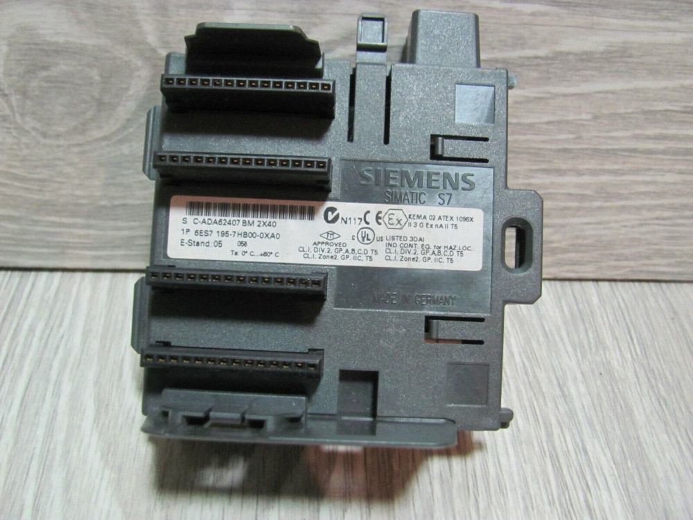 Siemens 6ES7195-7HB00-0XA0 SIMATIC DP, Bus module for ET 200M 1 lot 4 pcs 6ES7195-7HB00-0XA0 | Siemens - Зображення 1