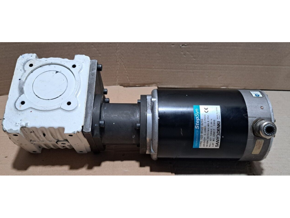 SANYO DENKI 103-8928-6250 + E040B Syncronous stepper motor 1 LOT #D7809# 103-8928-6250 | SANYO DENKI - Зображення 1