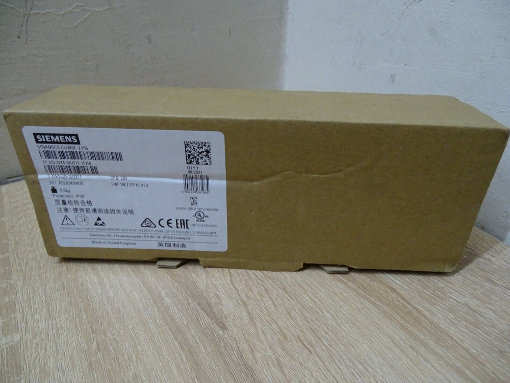 SIEMENS CU240E-2PN 6SL3244-0BB12-1FA0 1 PCS #AD1612# 6SL3244-0BB12-1FA0 | Siemens - Зображення 1