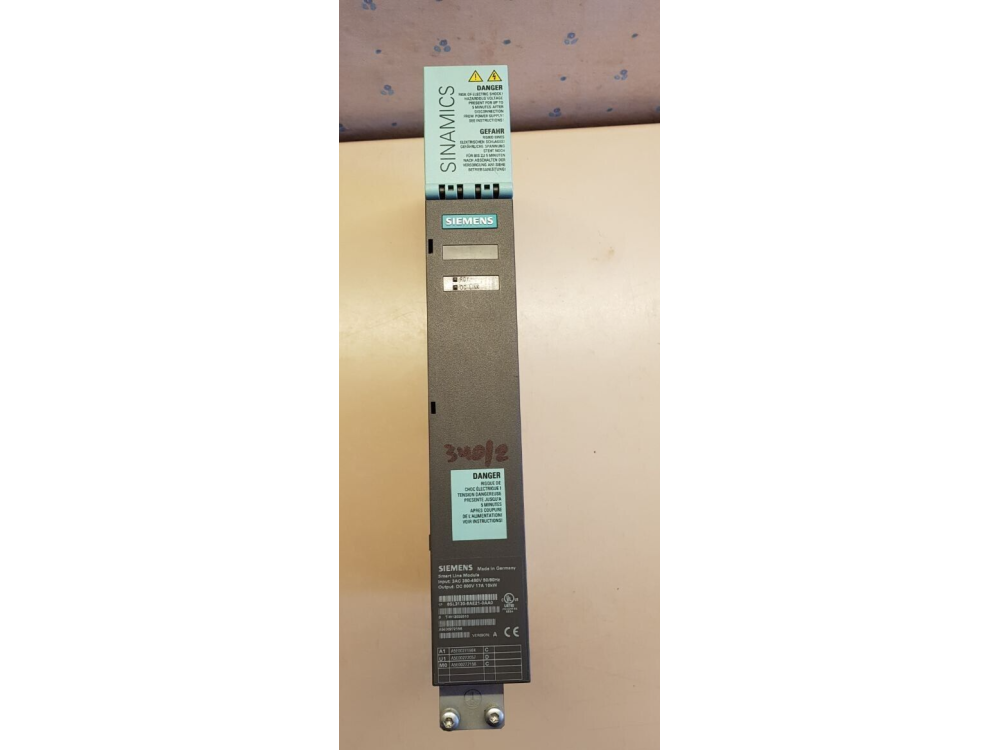 Siemens SINAMICS S120 6SL3130-6AE21-0AA0 Smart Line Module ( 1PCS ) 6SL3130-6AE21-0AA0 | Siemens - Зображення 1