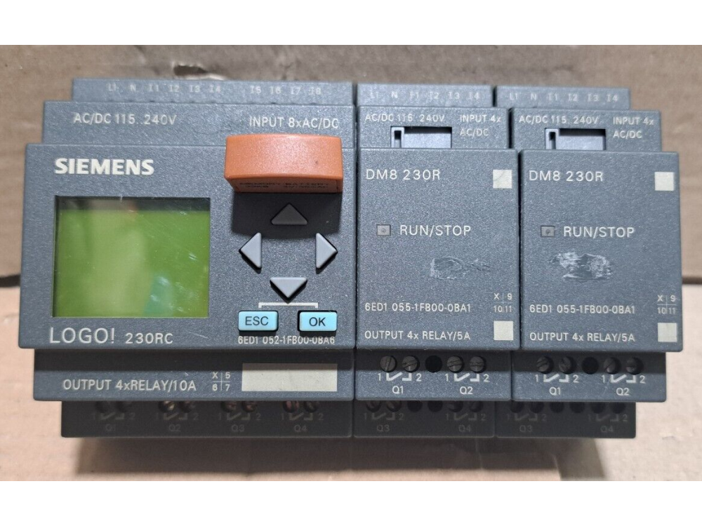 Siemens LOGO 6ED1052-1FB00-0BA6+ 6ED1055-1FB00-0BA1 +6ED1055-1FB00-0BA1 1 lot 6ED1052-1FB00-0BA6 | Siemens - Зображення 1