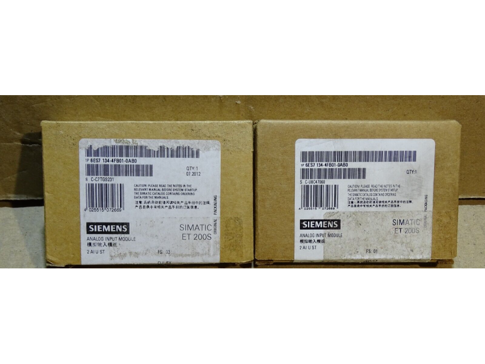 Siemens Simatic ET 200S 6ES7 134-4FB01-0AB0 1 PCS #AD1612# 6ES7 134-4FB01-0AB0 | Siemens - Зображення 1