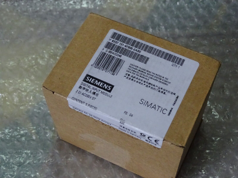 Siemens Simatic ET200S 6ES7131-4FB00-0AB0 DISCRETE INPUT MODULE (1 SET) #AD1612# 6ES7131-4FB00-0AB0 | Siemens - Зображення 1