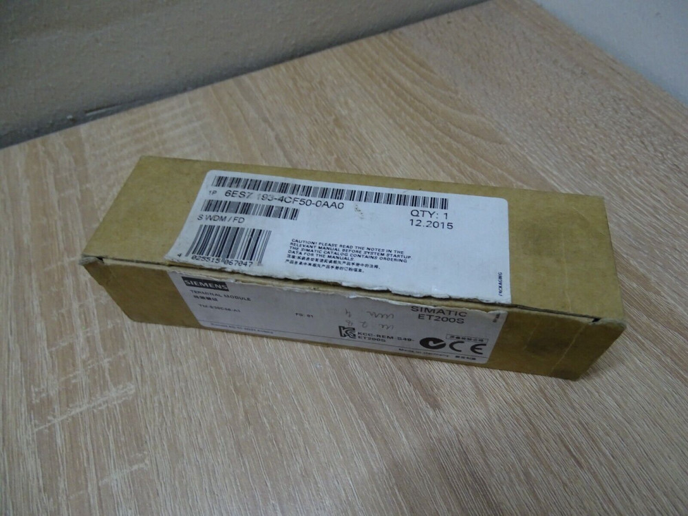 Siemens simatic ET200S 6ES7193-4CF50-0AA0 1 PCS #AD1612# 6ES7193-4CF50-0AA0 | Siemens - Зображення 1