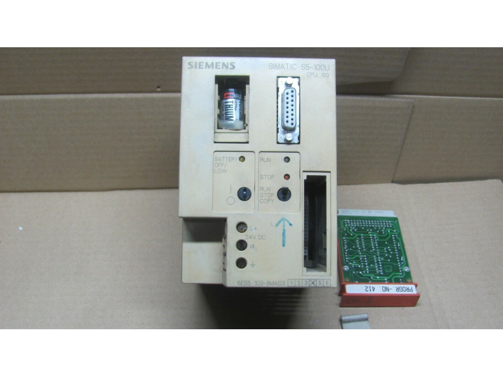 Siemens SIMATIC S5 6ES5103-8MA03 Central processing unit for S5-100U #D7809# 6ES5103-8MA03 | Siemens - Зображення 1
