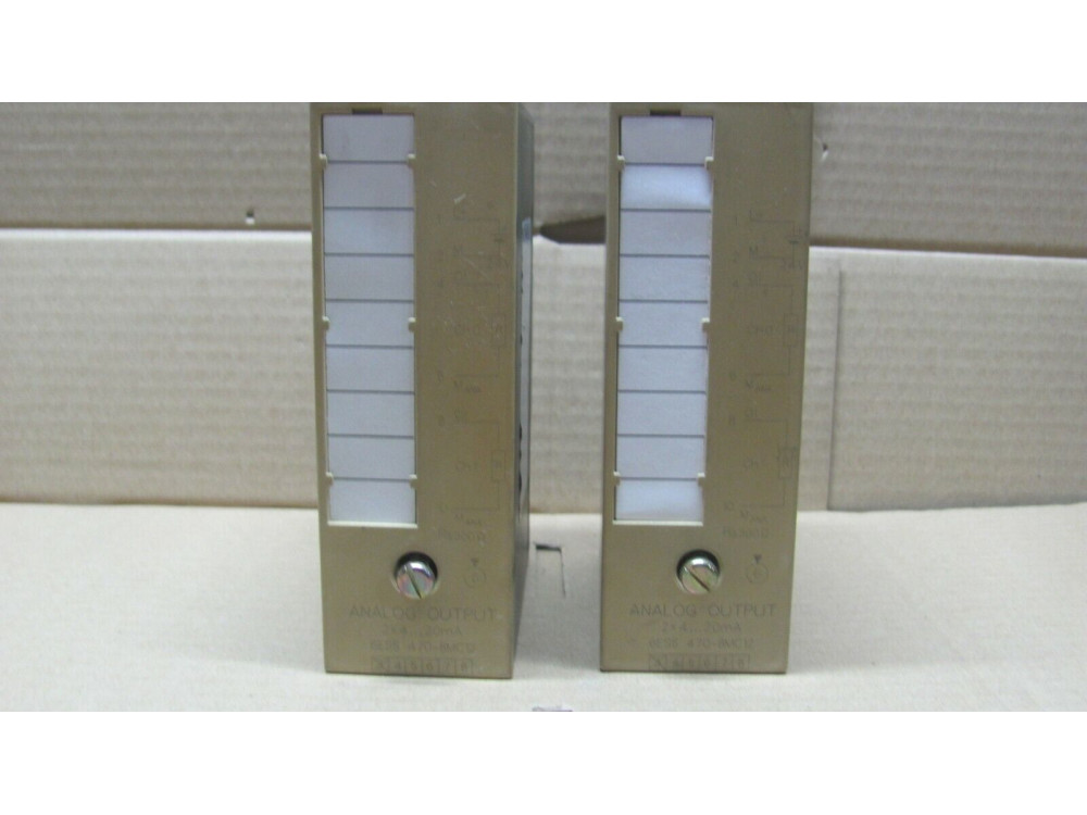 Siemens SIMATIC S5 6ES5470-8MC12 Analog output module 1 pcs #D7809# 6ES5470-8MC12 | Siemens - Зображення 1