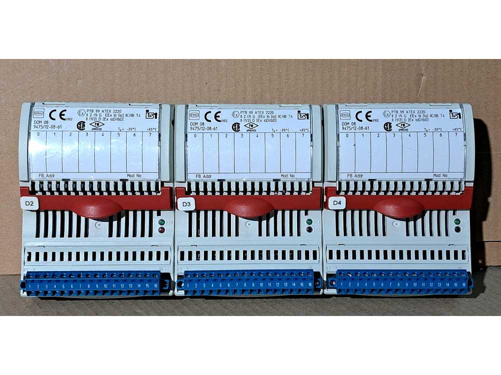 STAHL DOM 08 9475/12-08-61 Digital Output Modul 1 pcs #G1362# 9475/12-08-61 | STAHL - Зображення 1