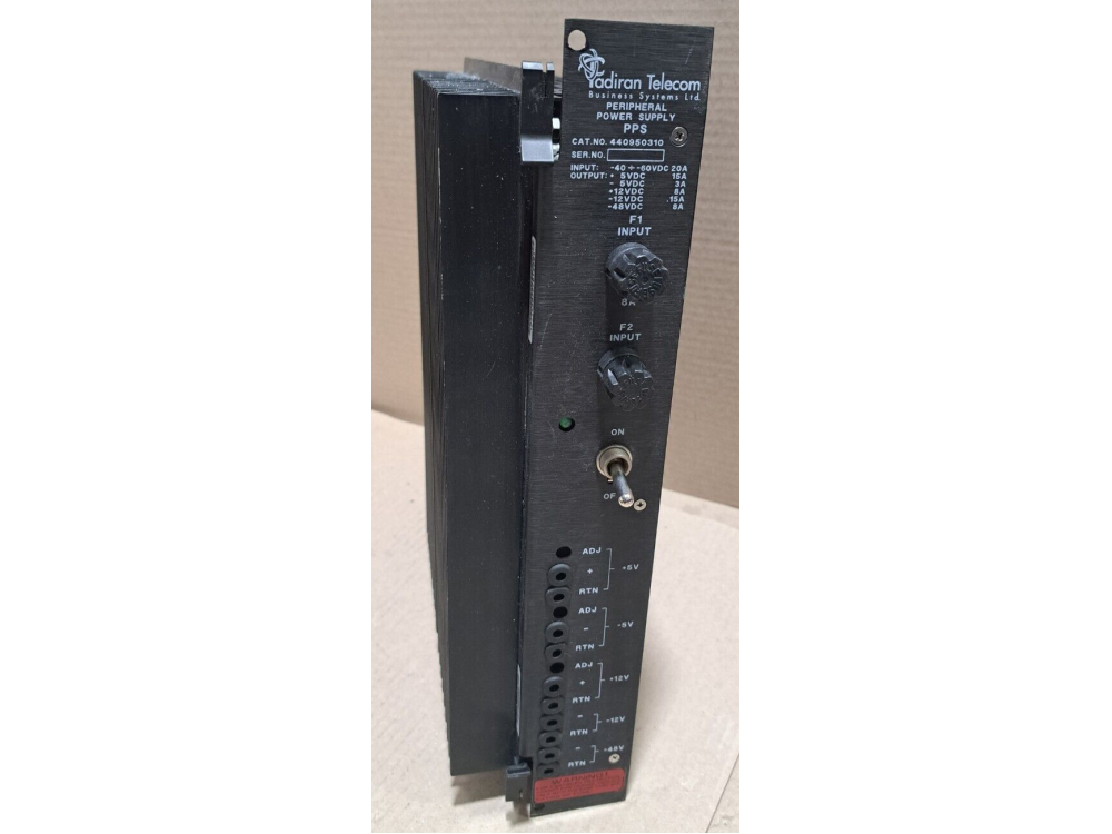 TADIRAN TELECOM PERIPHERAL POWER SUPPLY PPS 440950310 1 pcs PPS 440950310 | TADIRAN TELECOM - Зображення 1
