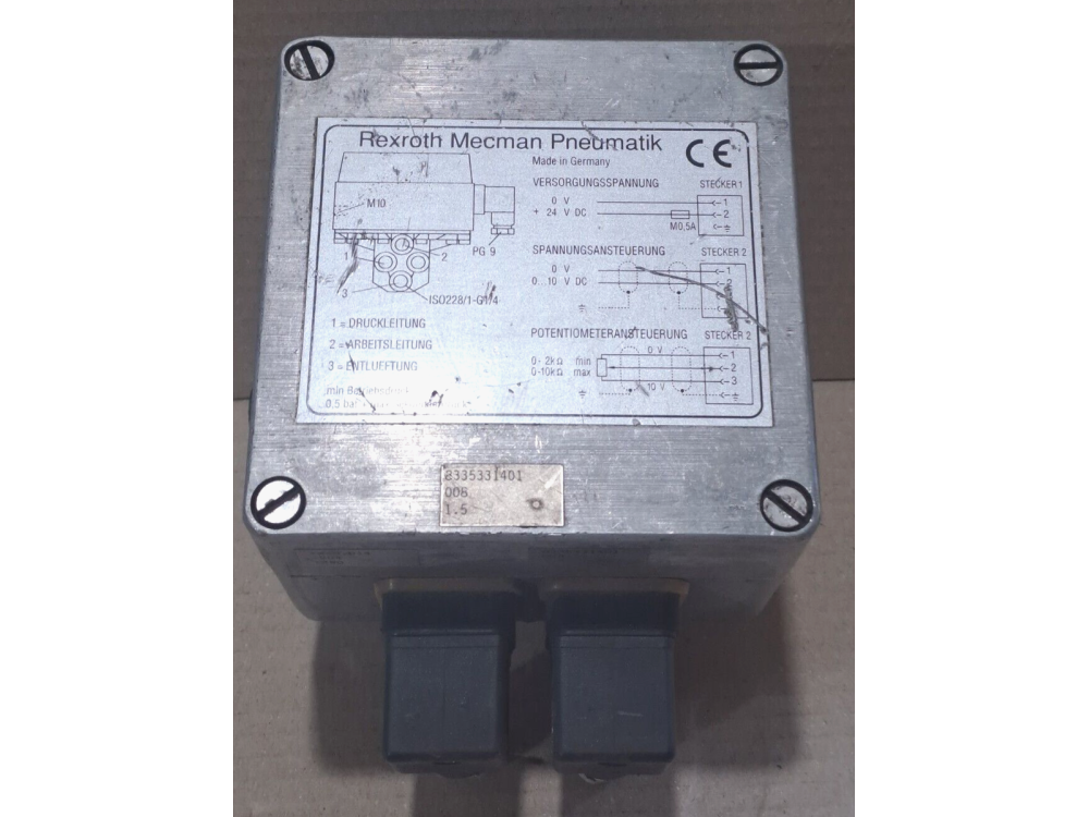 Rexroth 5610102070002 MECMAN PNEUMATIC 1 PCS #D7809# 5610102070002 | Rexroth - Зображення 1